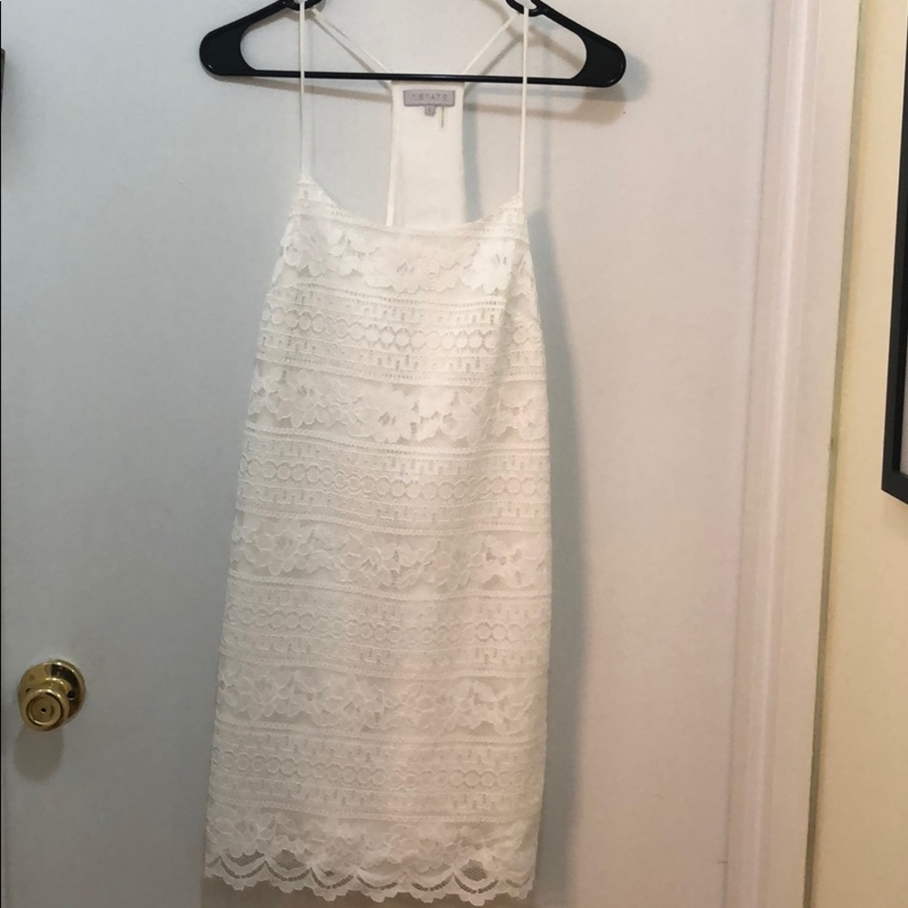 1. State lace dress